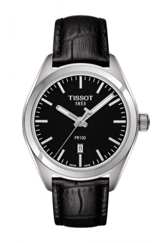 Tissot PR 100 Quartz 33 Stainless Steel / Black / Strap